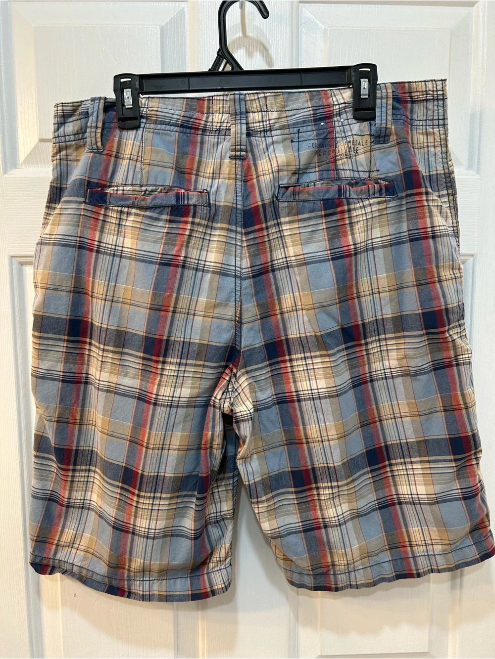 Aeropostale Men's Plaid Shorts Size‎ 36 Pockets Preppy Grunge Timeless Vacation
